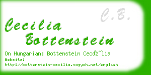 cecilia bottenstein business card